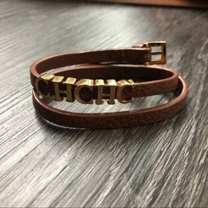 Carolina Herrera leather braclet